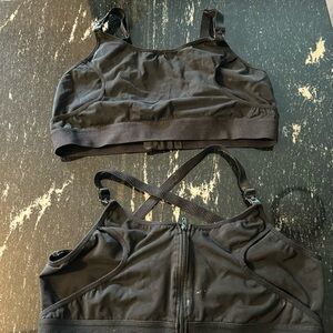 2 black pumping maternity bras